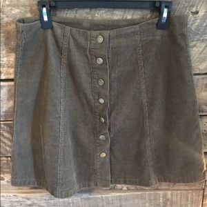 Army Green Skirt